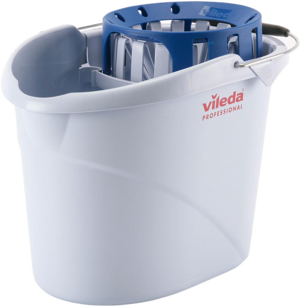 Wiadro z wyciskarką Vileda Professional SuperMop, 10l, niebieski