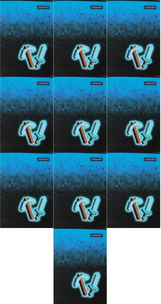 10x Zeszyt A5 Astra Astrapap, w kratkę, 32 kartki, mix wzorów