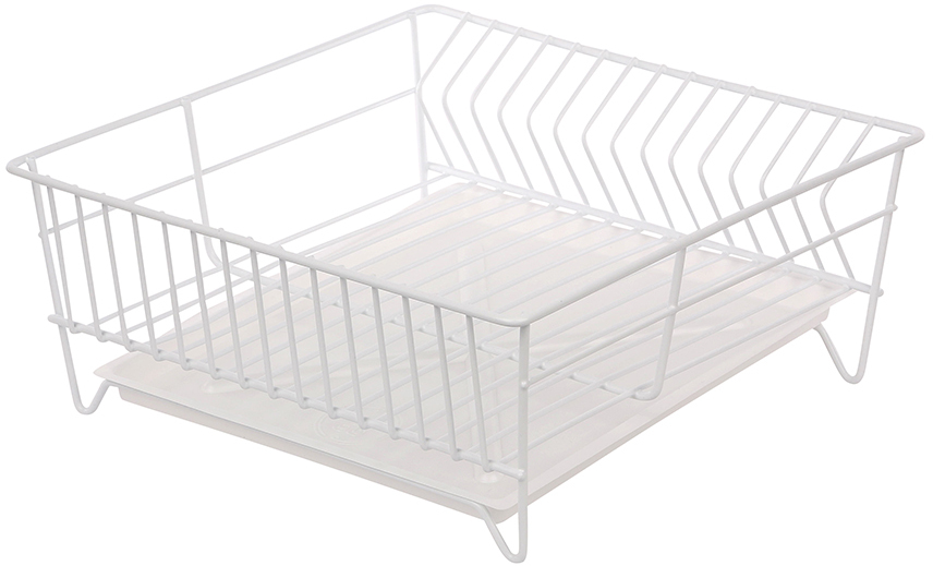 Suszarka zlewozmywakowa Metpol, z tacką, 32x32x14cm, biały