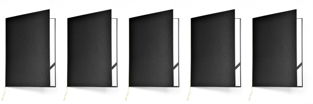 5x Okładka do dyplomów Galeria Papieru, A4, czarny