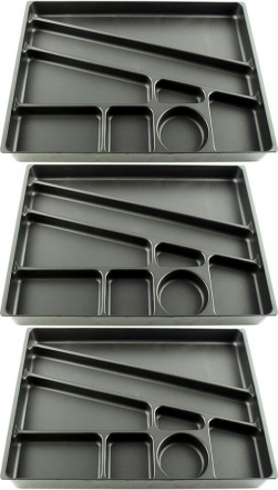 3x Tacka na przybory biurowe Durable Idealbox Pen Tray, 240x36x340mm, antracytowy