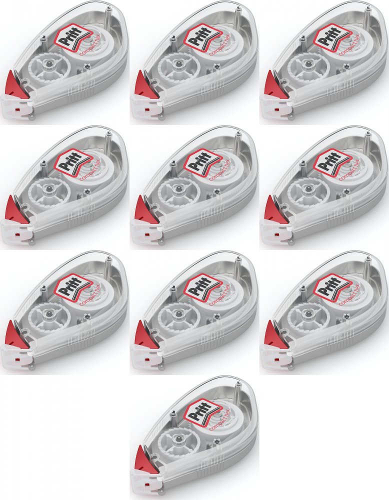 10x Korektor w taśmie Pritt Compact, 4.2mmx10m