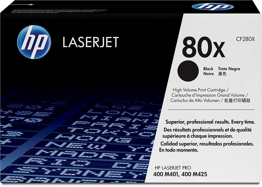 Toner HP 80X (CF280X), 6900 stron, black (czarny)