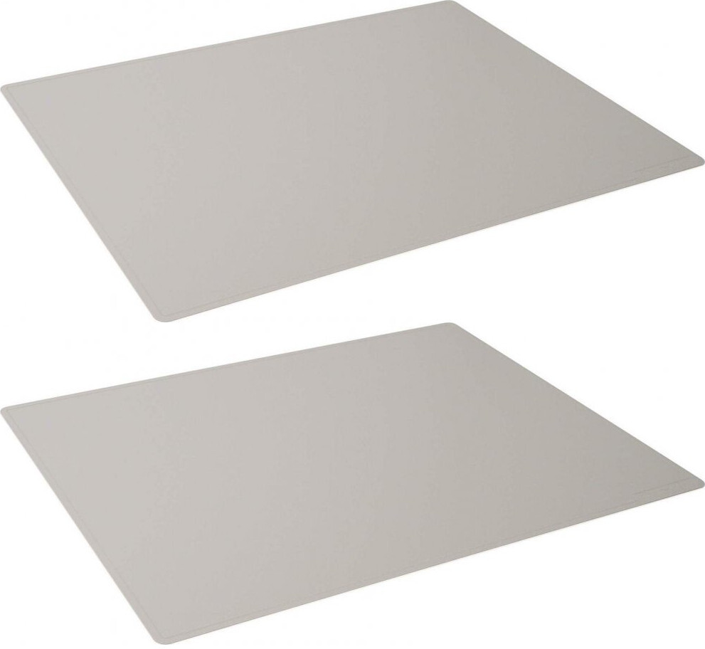 2x Podkład ochronny na biurko Durable, ozdobne krawędzie, 530x400mm, szary