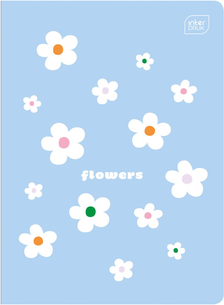 Zeszyt gładki Interdruk UV, A5, 32 kartki, mix wzorów