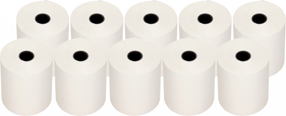 10x Rolka offsetowa Emerson, 57mmx25m, 55+/-5g/m2, biały