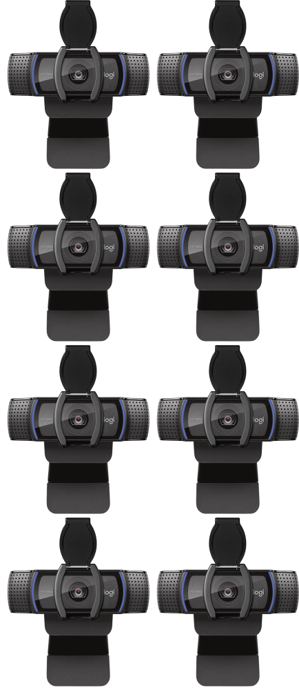 8x Kamera internetowa Logitech HD Pro Webcam C920, czarny
