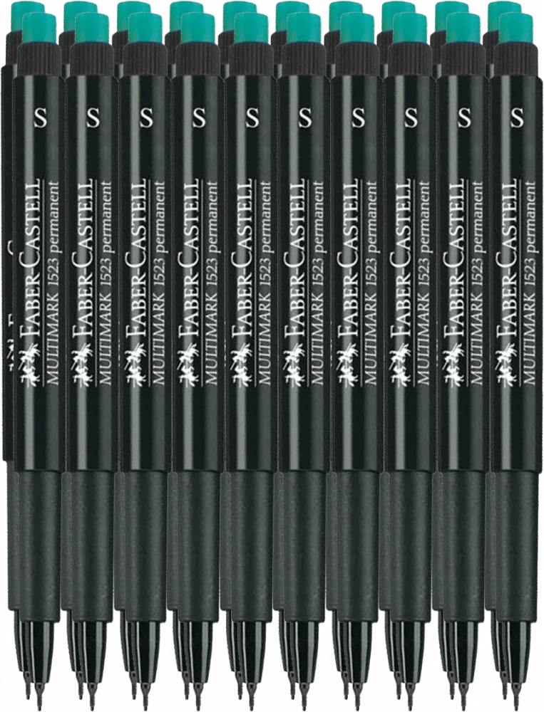 20x Foliopis Faber-Castell, okrągła, 0.4 mm (S), czarny