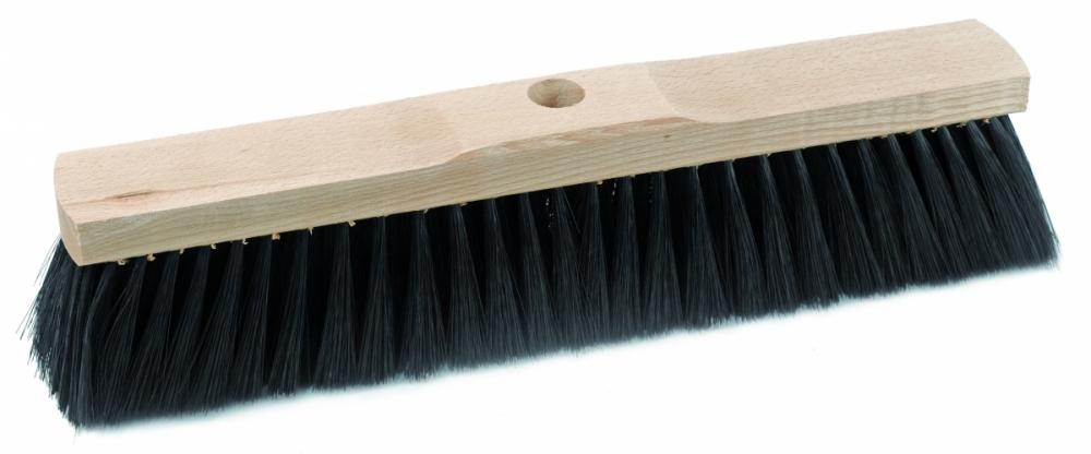 Miotła 400 RG z gwintem, włosie naturalne, brązowo-beżowy, końcówka