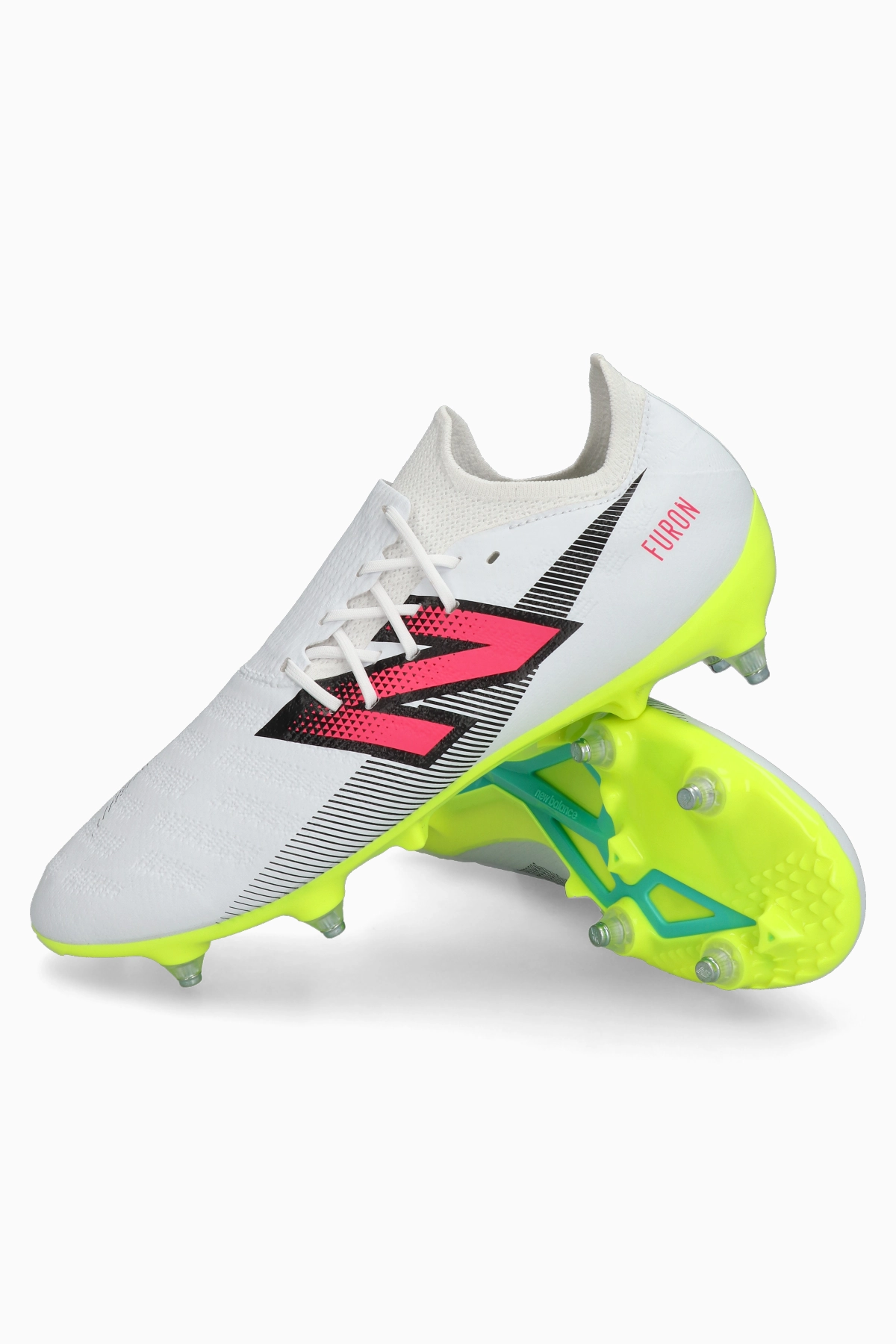 Wkręty New Balance Furon V7+ Destroy SG - Biały