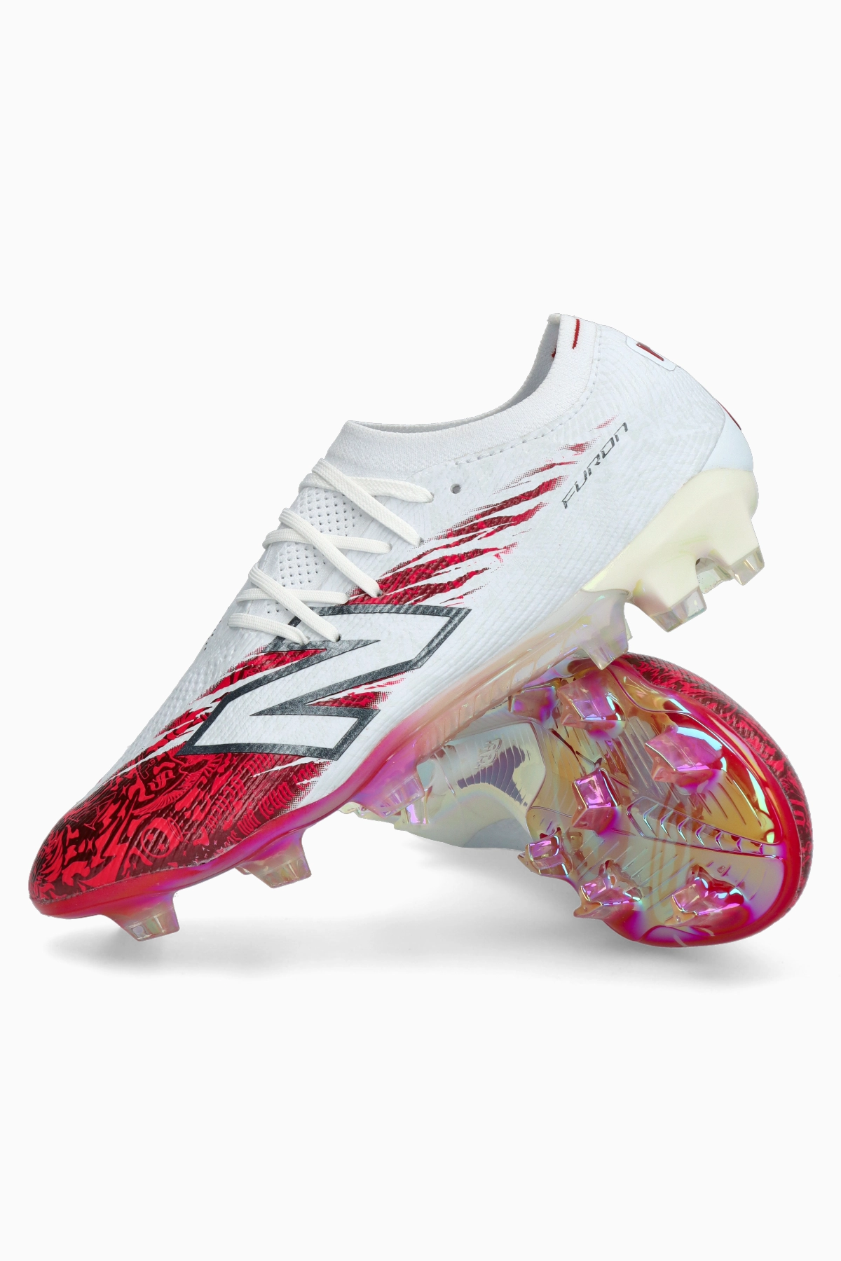 Korki New Balance Furon V8 Elite Bukayo Saka FG - Biały