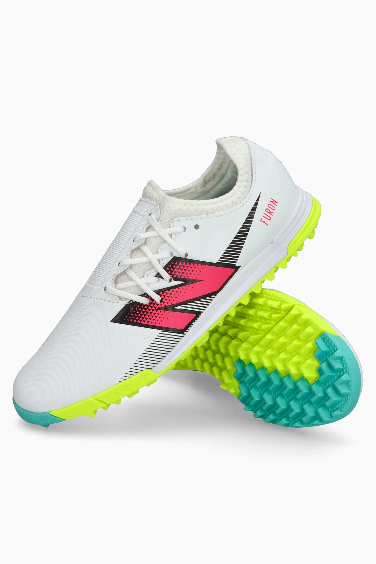 Turfy New Balance Furon V7+ Dispatch TF Junior - Biały