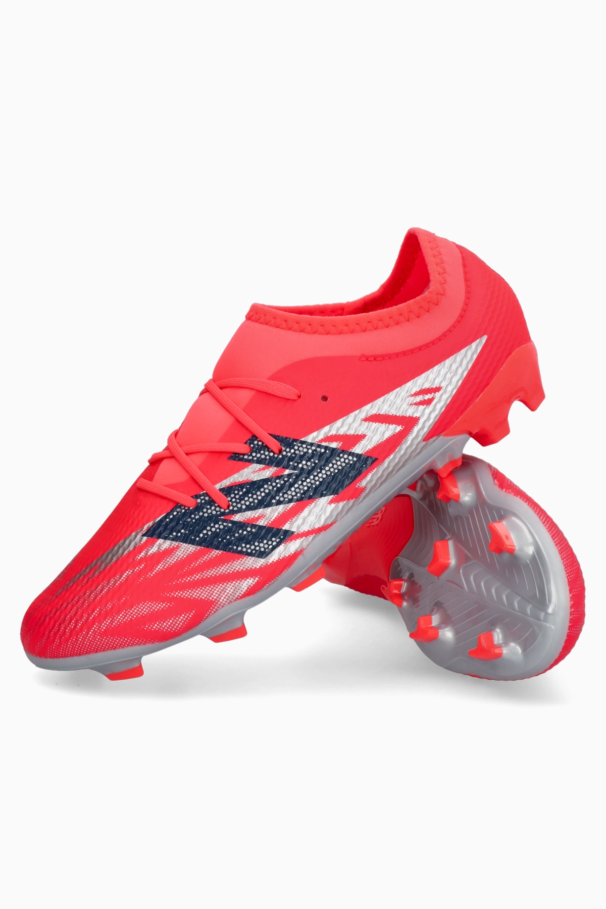 Korki New Balance Furon Team V8 FG Junior - Czerwony