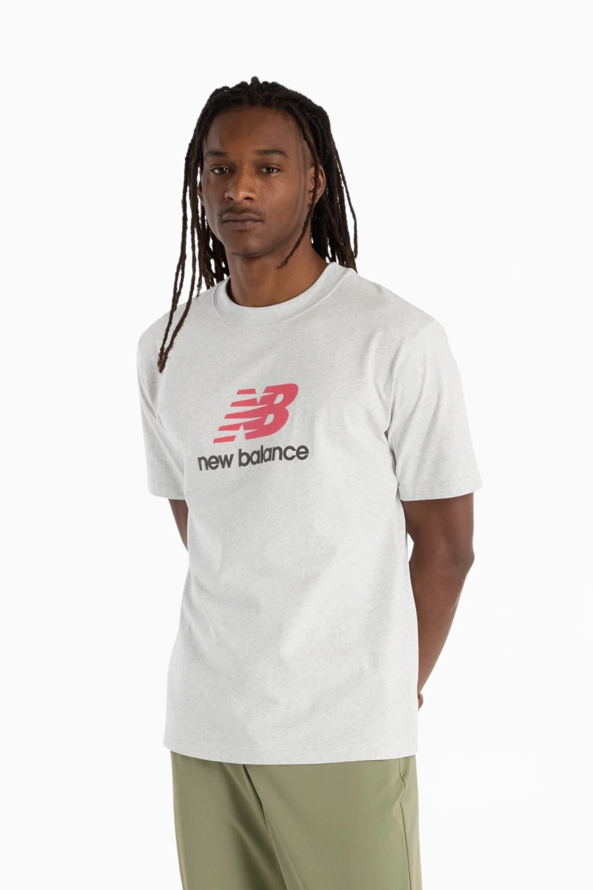 Koszulka New Balance Athletics Logo - Szary