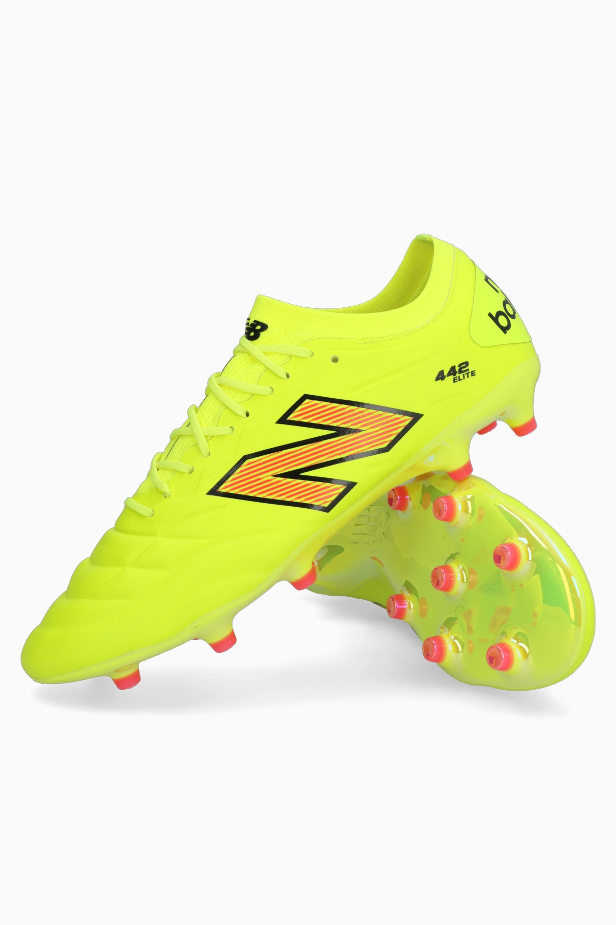 Korki New Balance 442 V2 Elite FG - Limonkowy