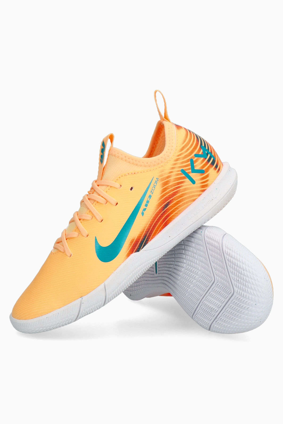 Halówki Nike Zoom Mercurial Vapor 16 Academy Kylian Mbappé IC Junior - Pomarańczowy