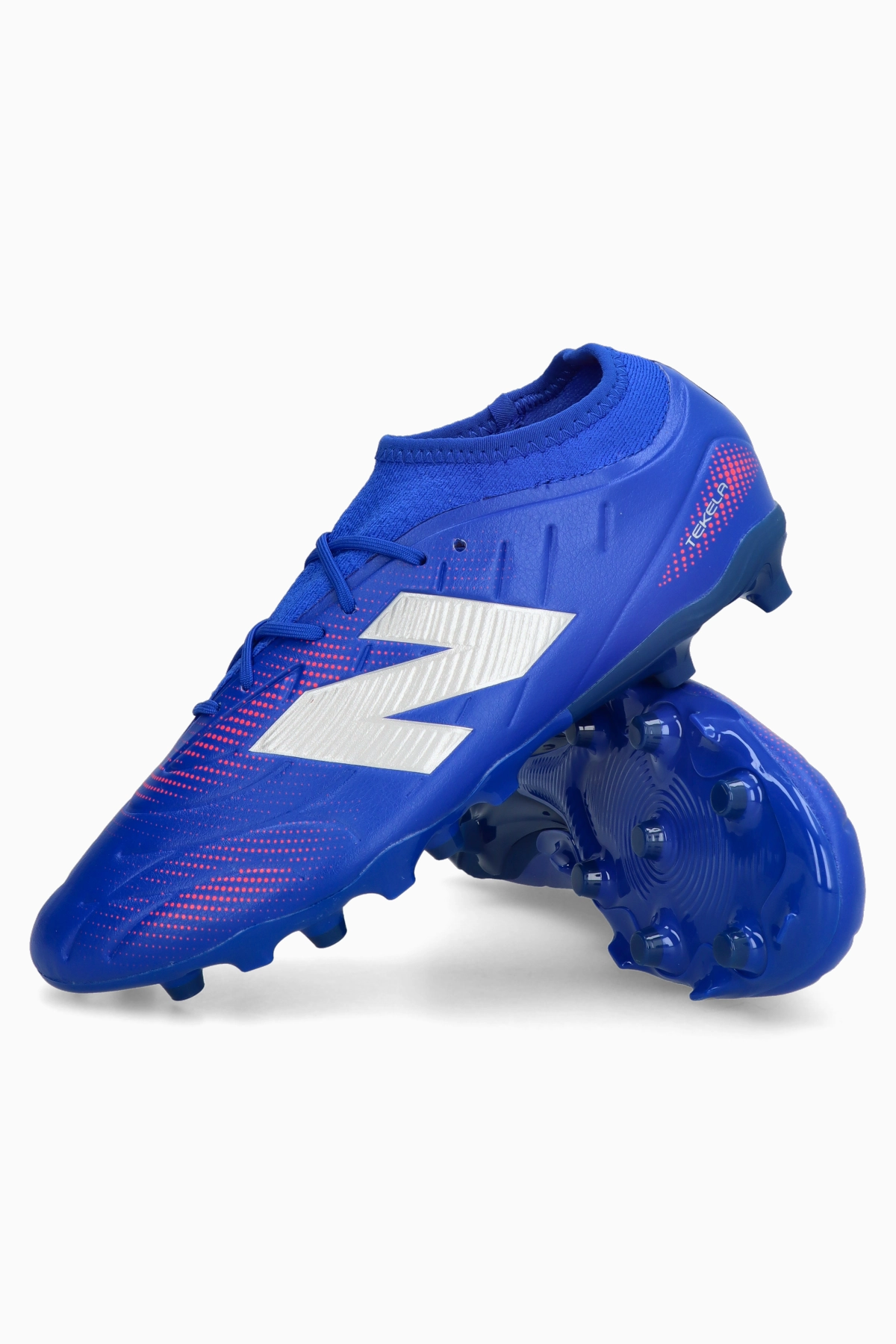 Korki New Balance Tekela Team V5 Low FG Junior - Niebieski