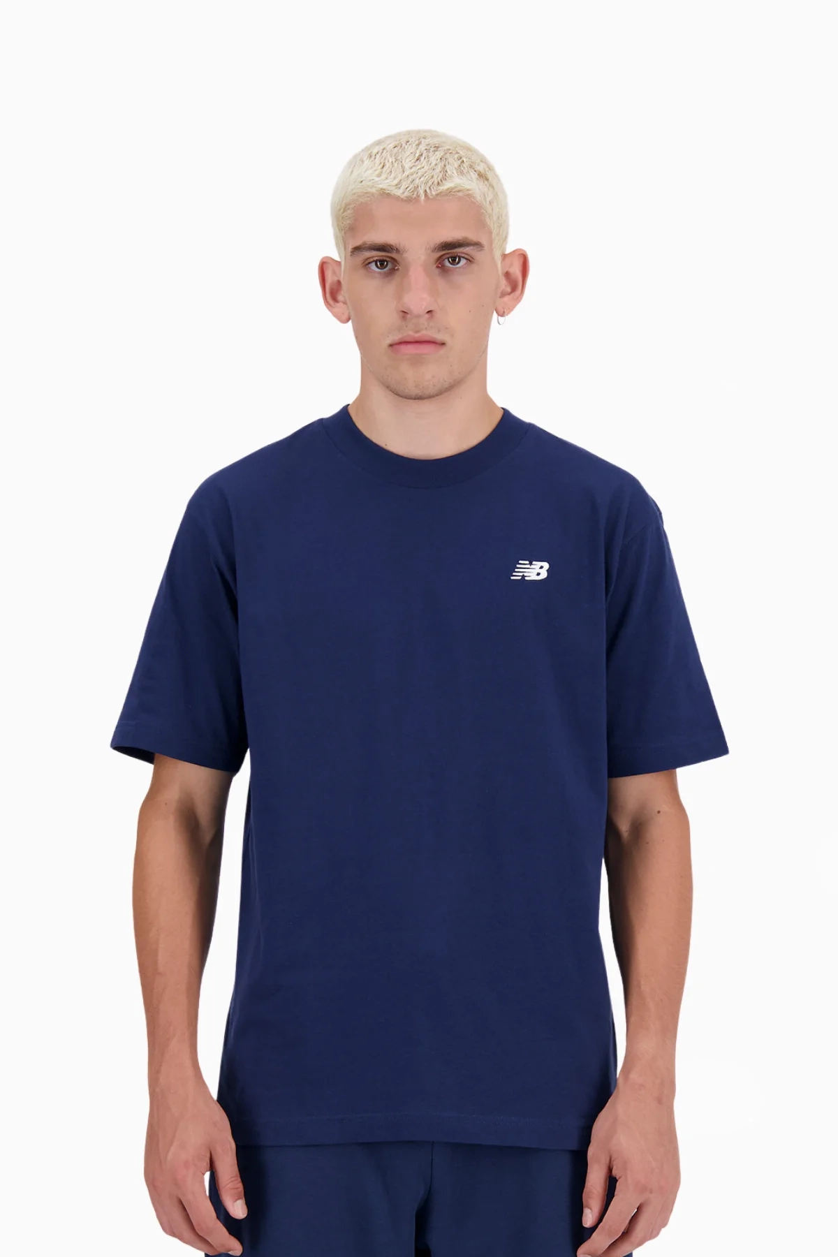 Koszulka New Balance Small Logo - Granatowy