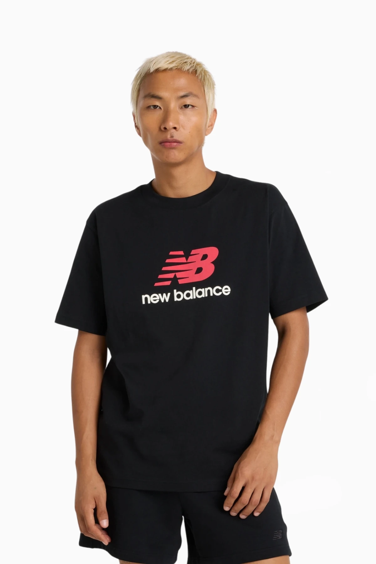 Koszulka New Balance Logo - Czarny