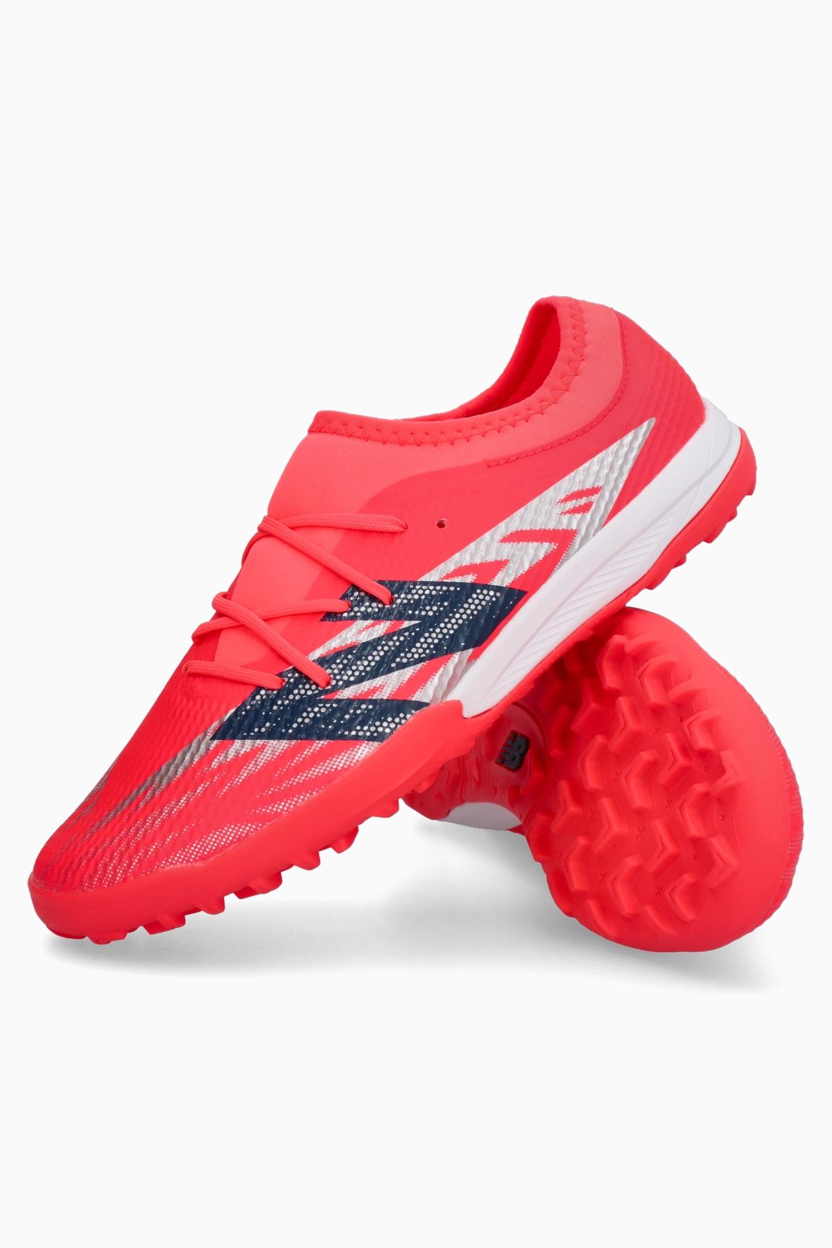 Turfy New Balance Furon Team V8 TF Junior - Czerwony