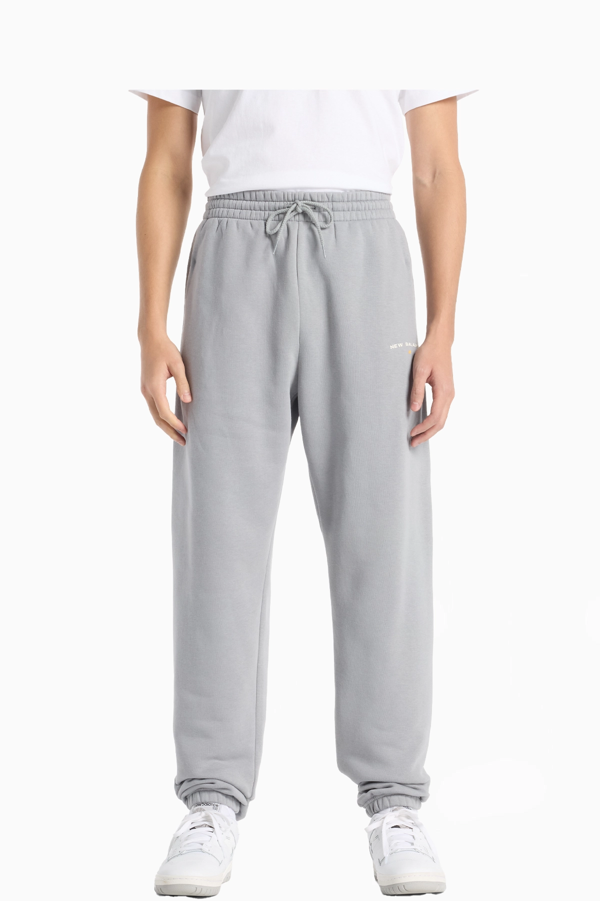 Spodnie New Balance Reimagined Fleece Graphic - Szary