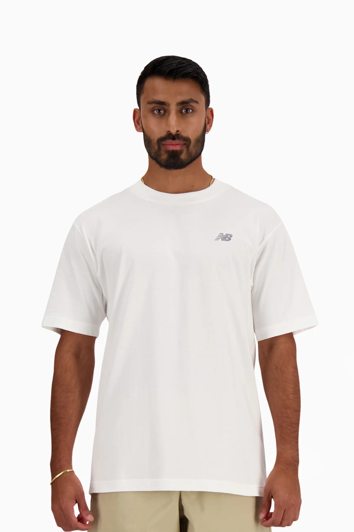 Koszulka New Balance Small Logo - Biały