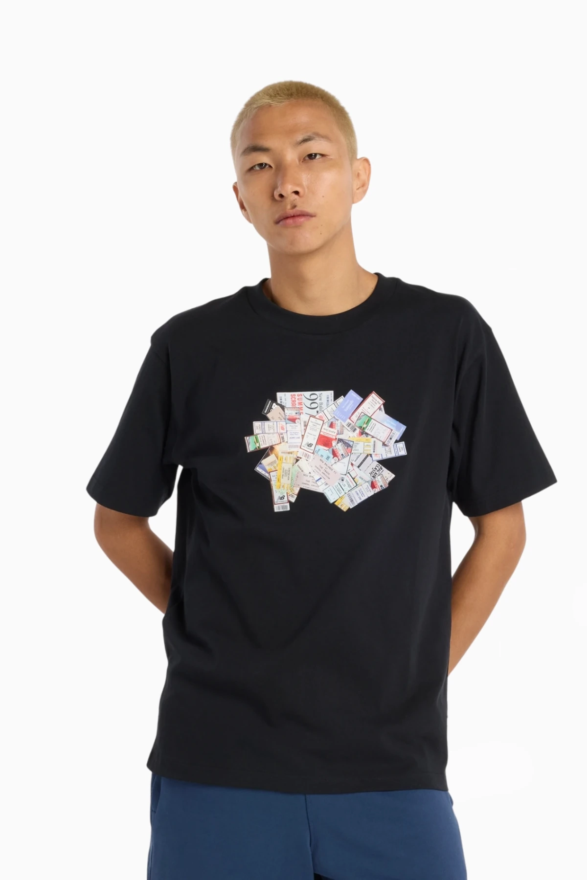 Koszulka New Balance Athletics Ticket - Czarny