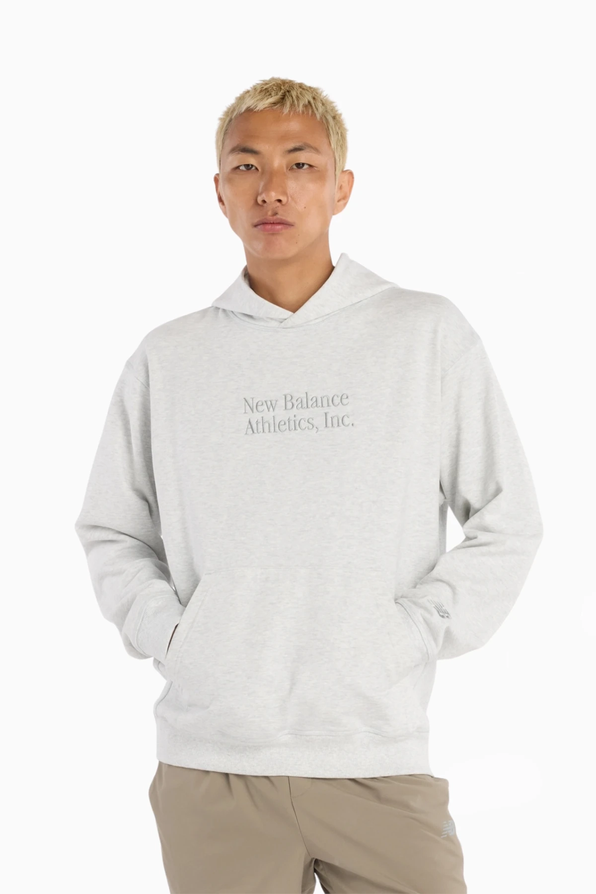 Bluza z kapturem New Balance Athletics Classics - Szary