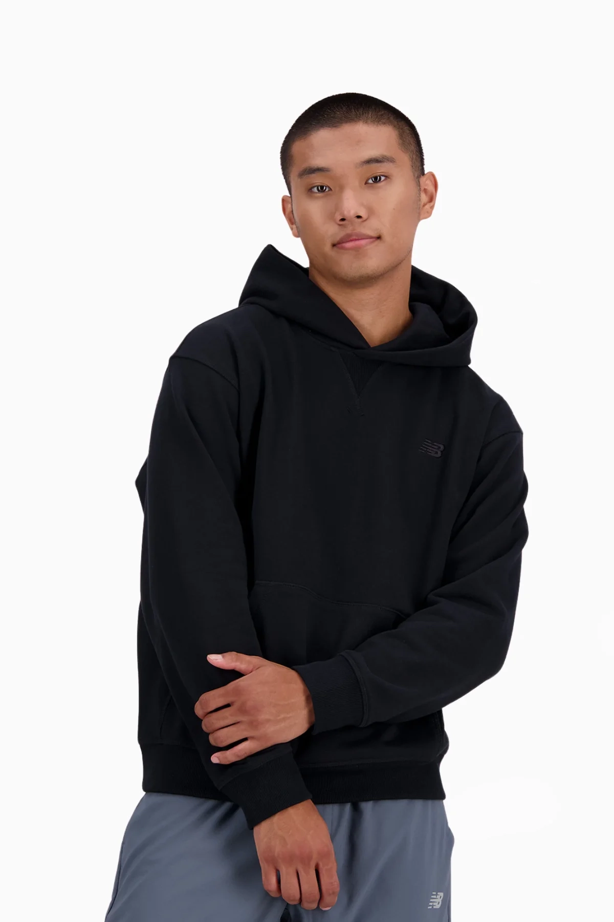 Bluza z kapturem New Balance Athletics - Czarny