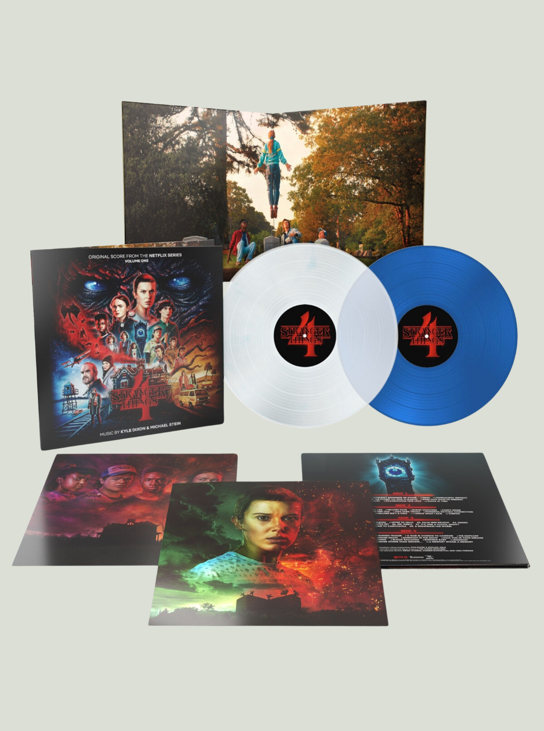 Płyta winylowa Muzyka Filmowa Stranger Things 4: Volume One (Original Score From The Netflix Series) (Limited Edition) (Blue & Clear Vinyl)