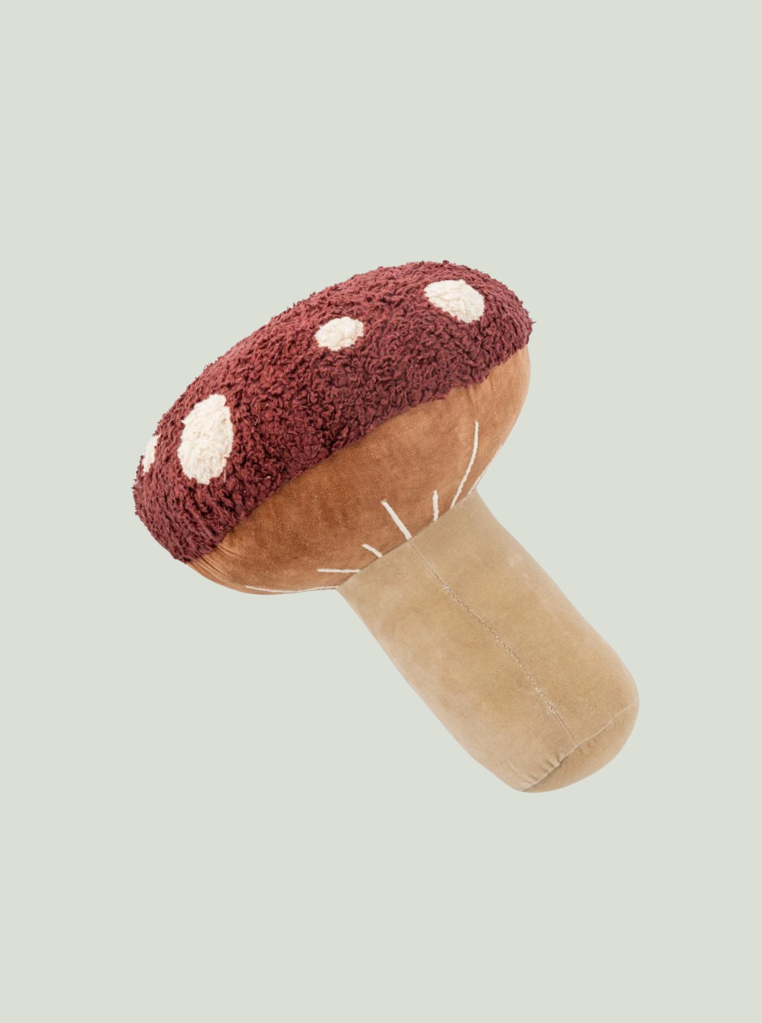Poduszka Mushroom, czerwona, bawełna Bloomingville MINI