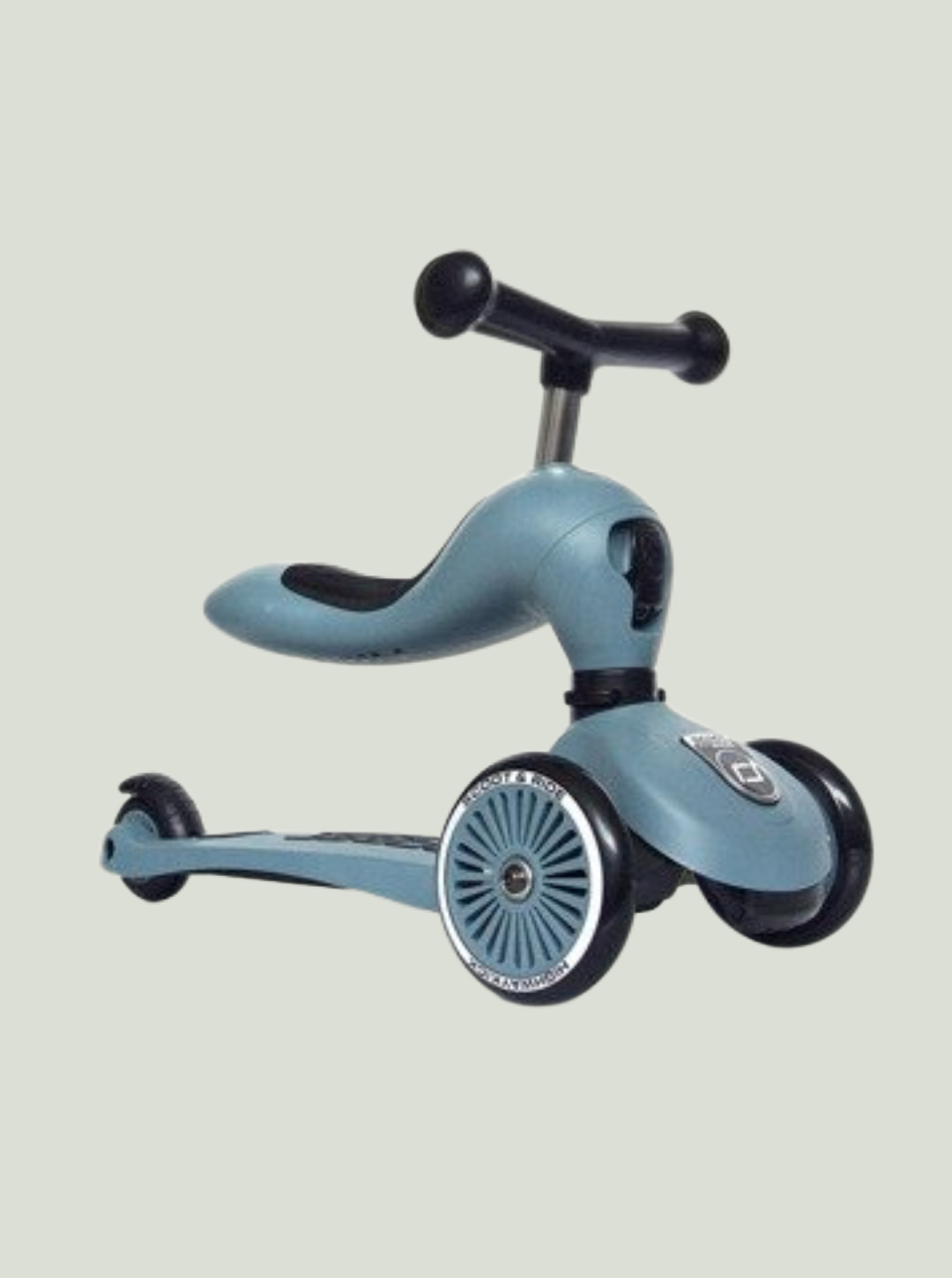 Jeździk i hulajnoga 2w1 SCOOT & RIDE Highwaykick 1, 1-5 lat Steel