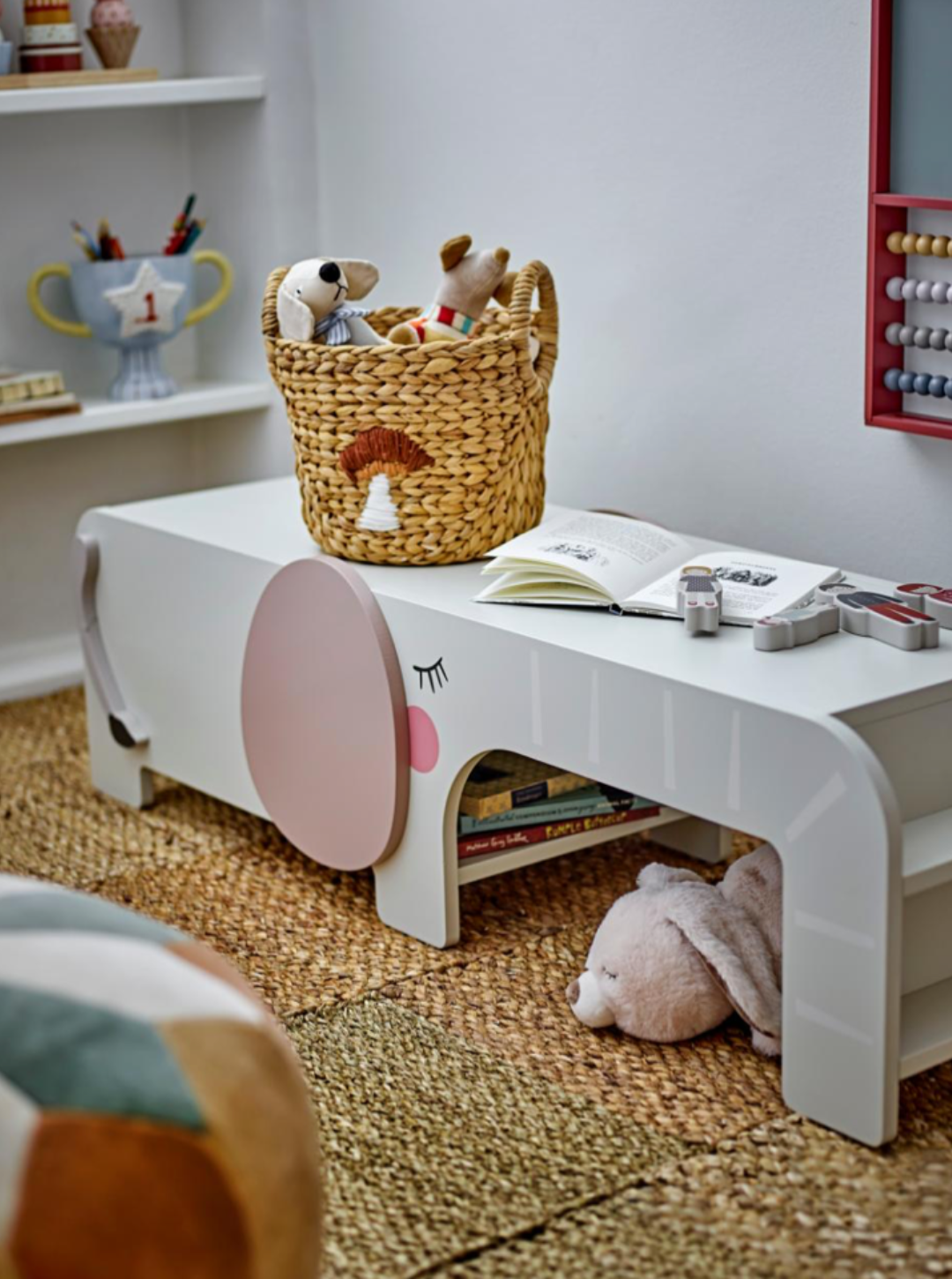 Ławka Ferdinand, szara Bloomingville MINI