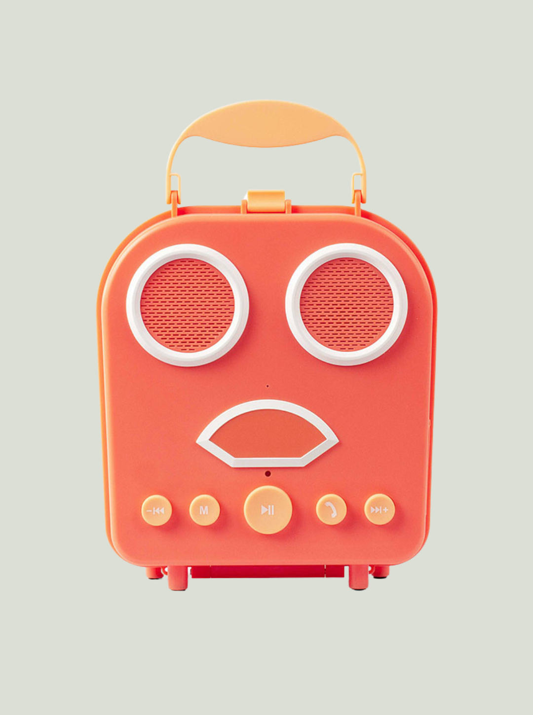 Głośnik kompatybilny z Bluetooth pomarańczowy LIVOO