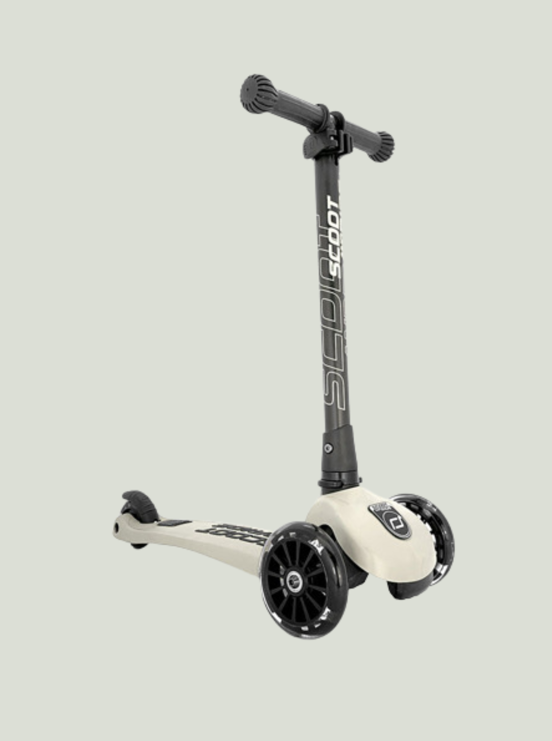 SCOOT & RIDE Highwaykick 3 LED Hulajnoga składana ze świecącymi kółkami 3+ Ash