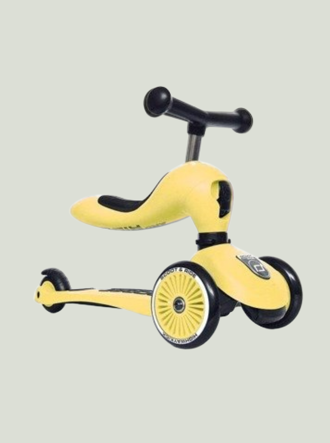 Jeździk i hulajnoga 2w1 SCOOT & RIDE Highwaykick 1, 1-5 lat Lemon