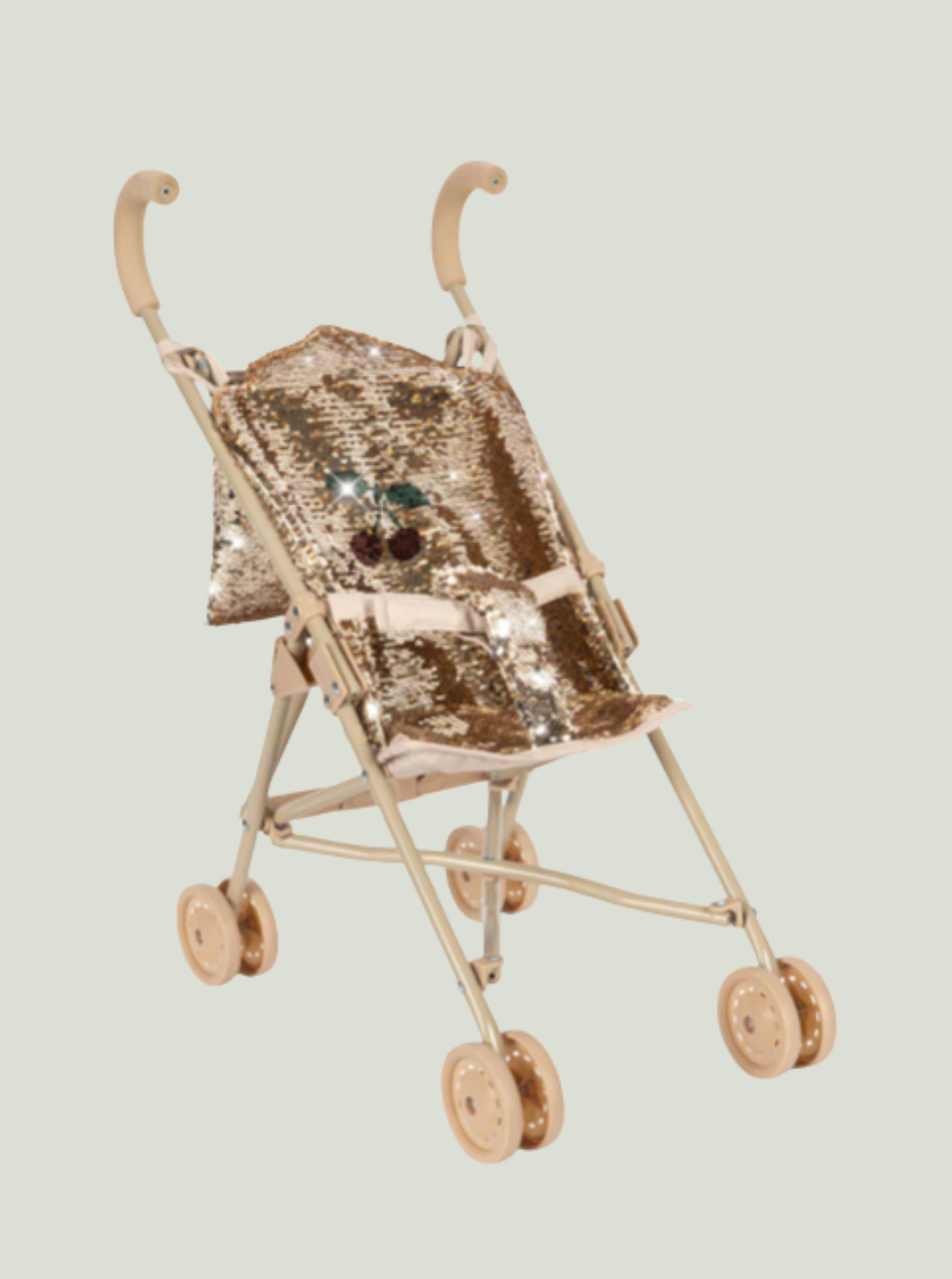 Wózek dla lalek SPARKLY DOLL STROLLER Cherry Konges Sløjd