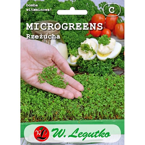 1 szt, Microgreen - Gartenkresse - Samen: Ilość w opakowaniu: 4 g