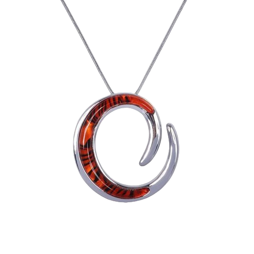 Naszyjnik stal Abalone pomarańcz - wysyłka 24 h!