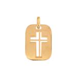 Krzyżyk złoty blaszka - wysyłka 24 h!