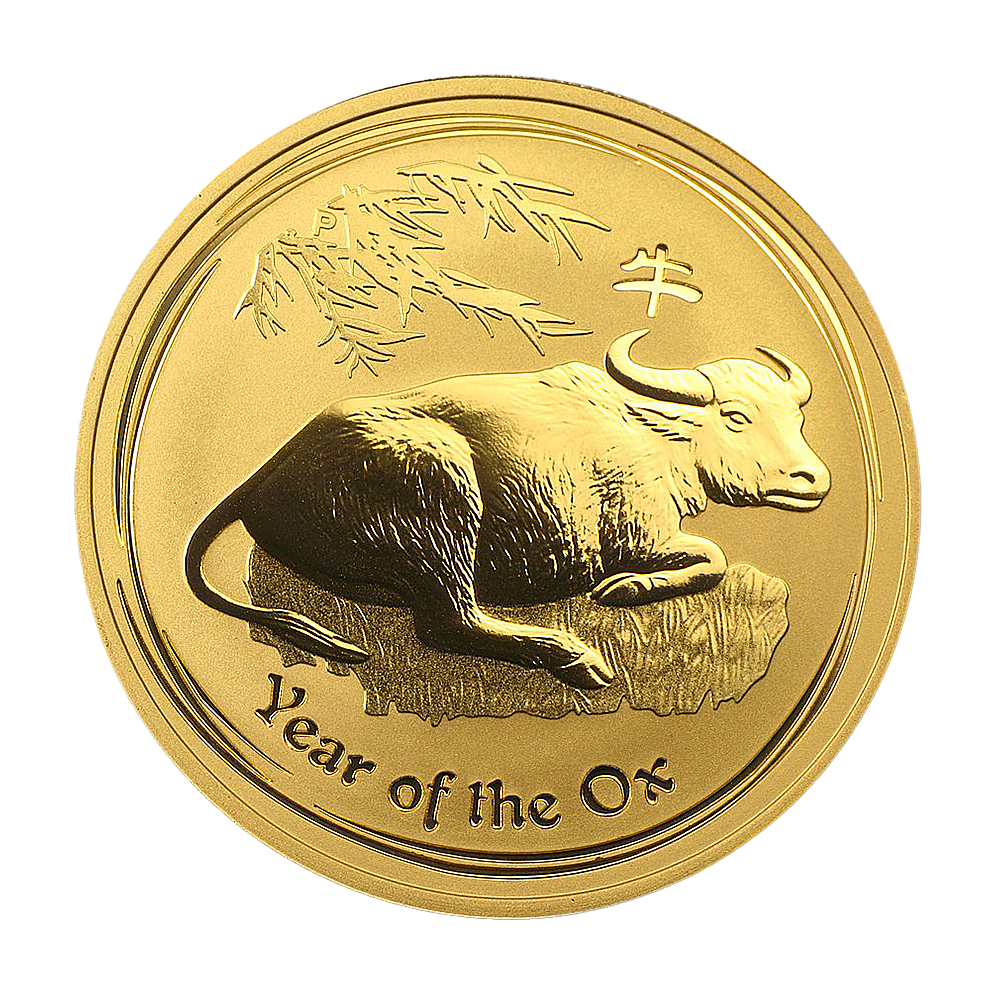 Złota moneta Rok Wołu 2009 1 uncja - wysyłka 24 h!