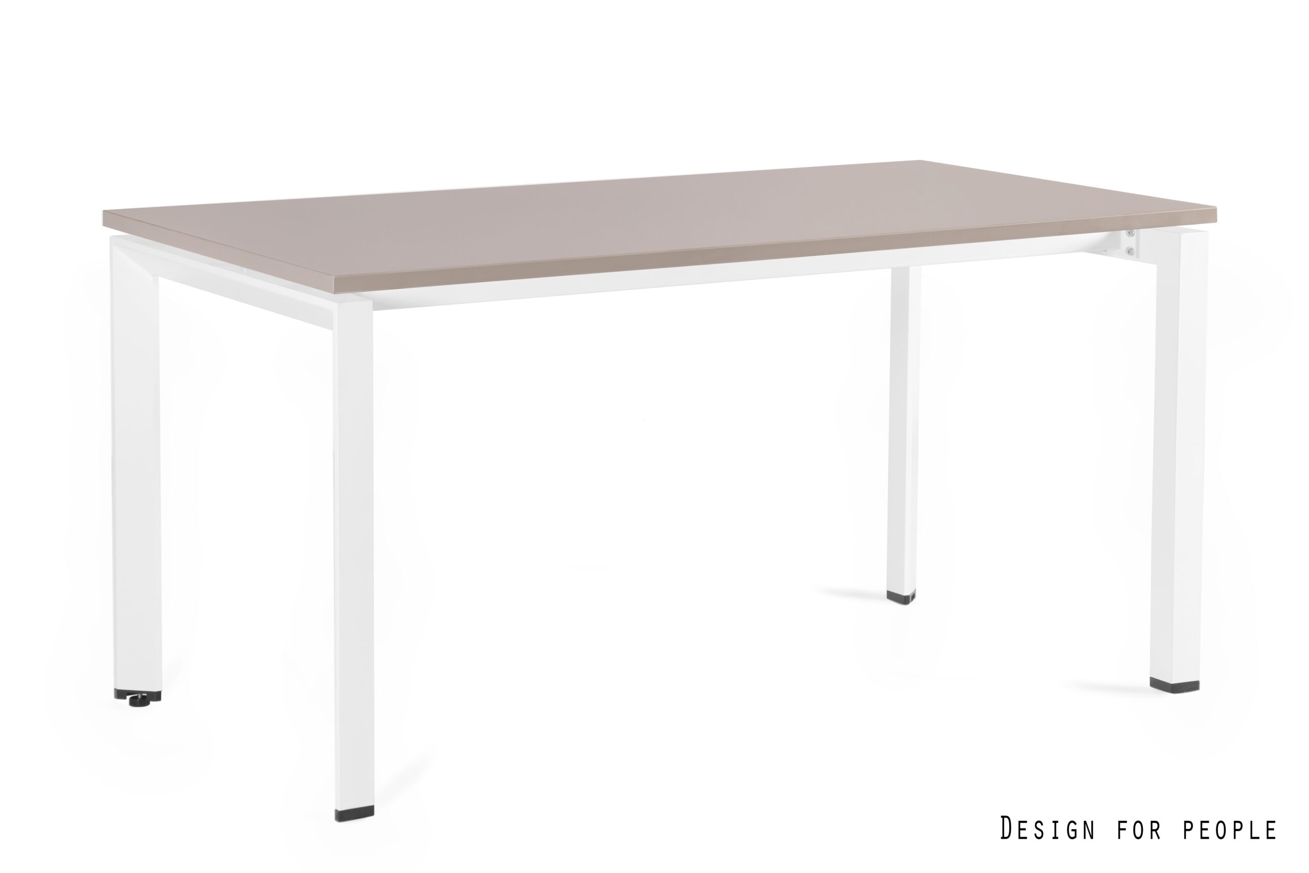 PASON Manager Desk biurko systemowe, biały stelaż, blat