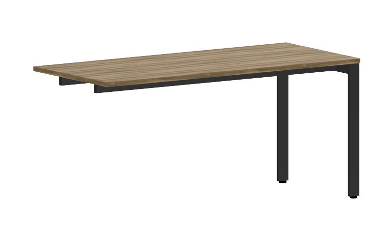 NOTER PO78 Biurko pojedyncze lewe 158,5x80x74h