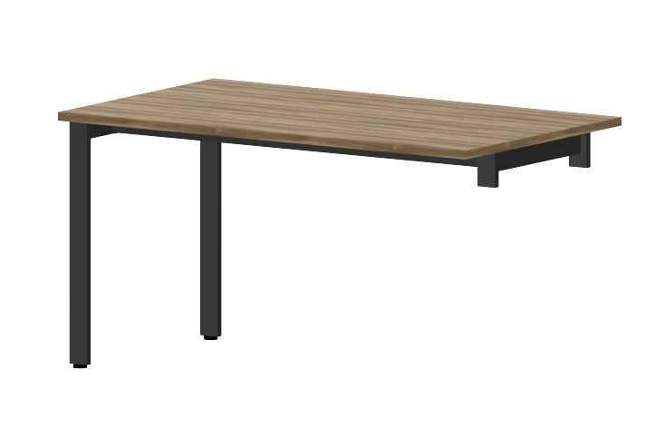 NOTER PO107 Biurko pojedyncze prawe 138,5x70x74h