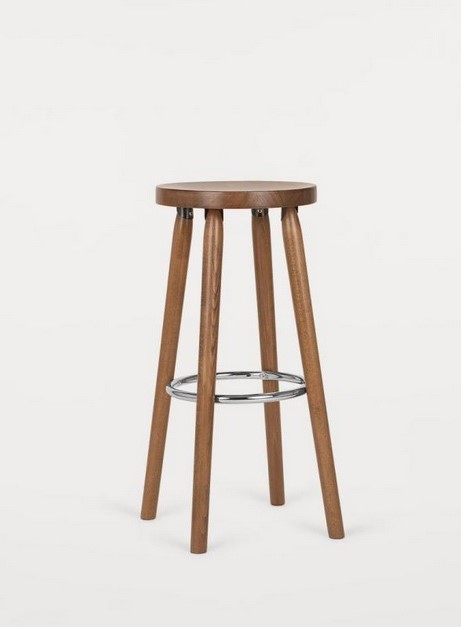 Taboret drewniany bukowy olejowany Paged ( C-2082 )