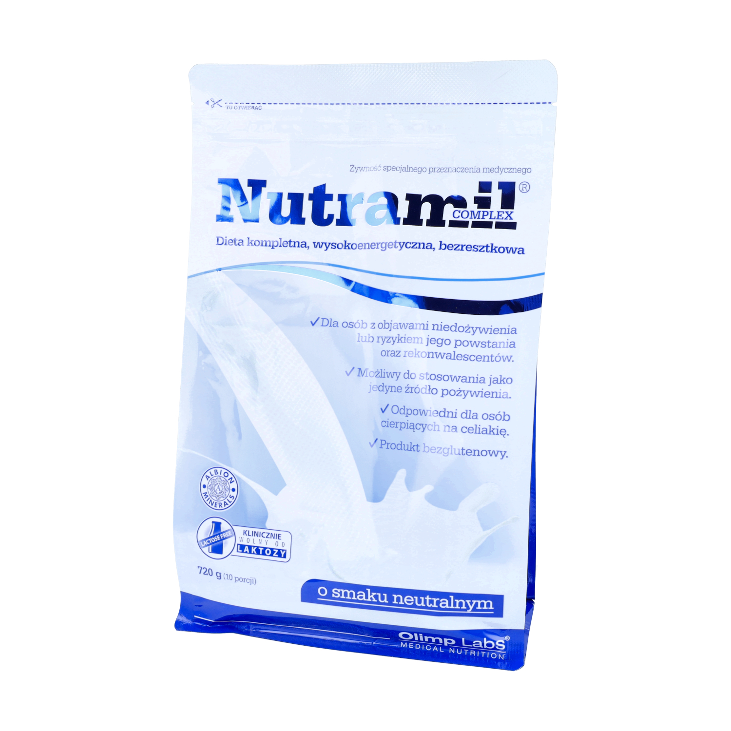 Olimp, nutramil complex o smaku neutralnym, 720 g