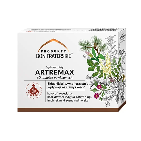 Produkty bonifraterskie artremax, 60 tabletek