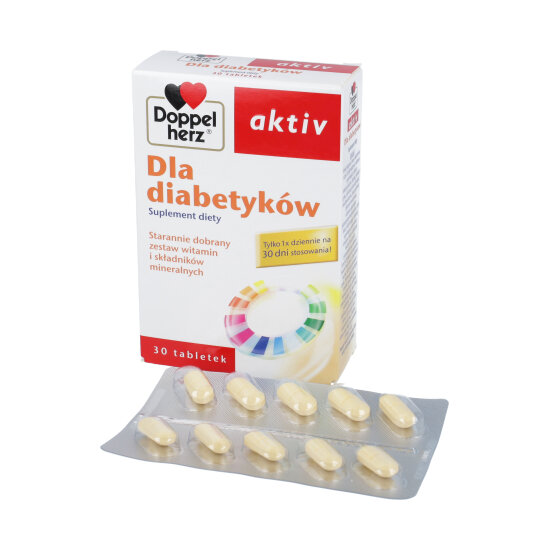 Doppelherz aktiv dla diabetyków, 30 tabletek