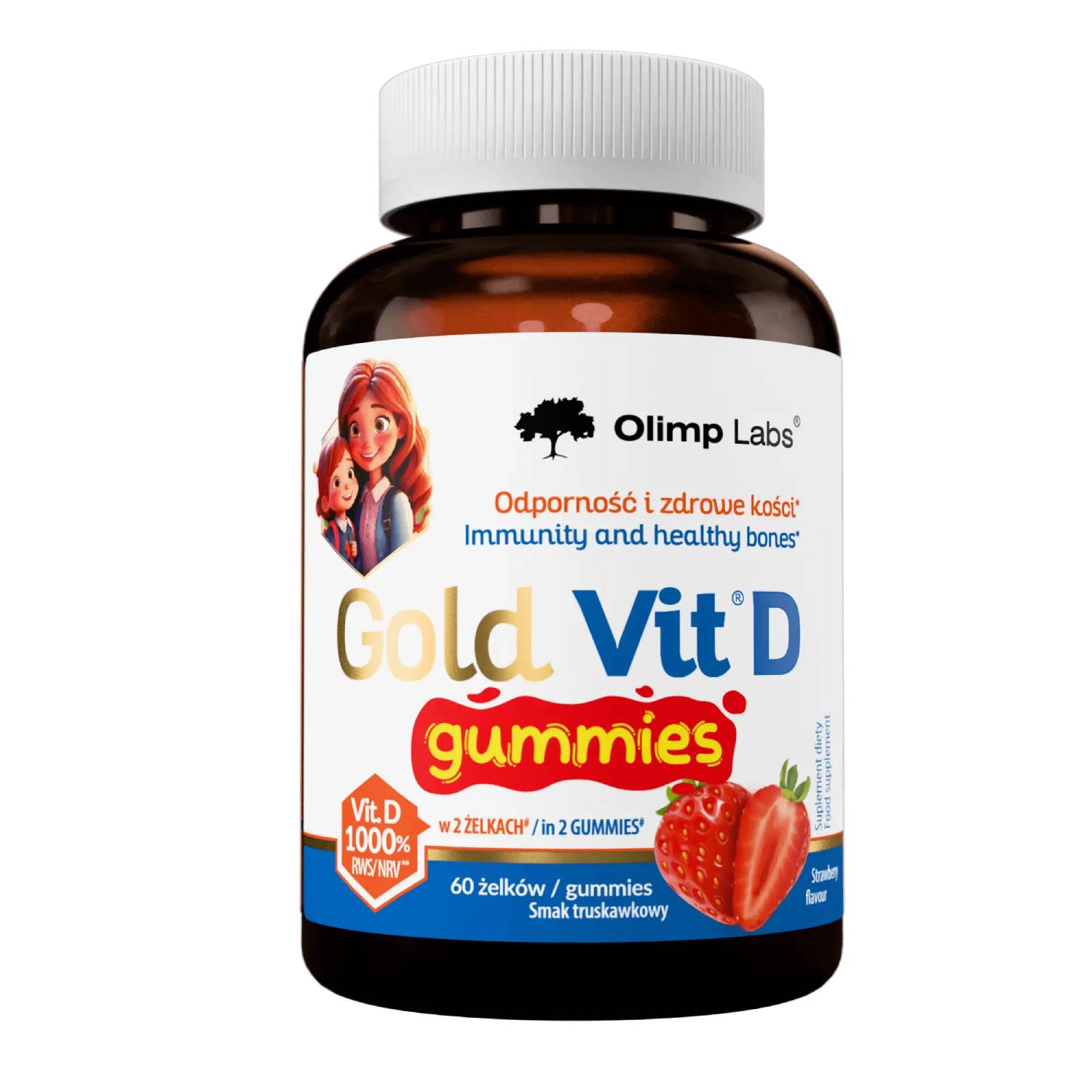 Olimp gold vit d gummies, 60 żelek