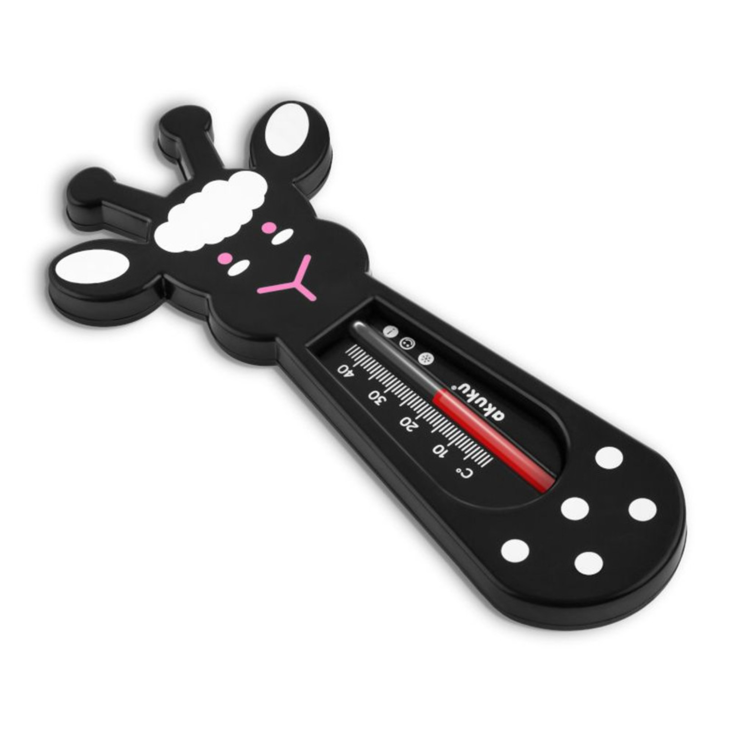 Akuku - termometr do kąpieli czarna owca, 1 sztuka